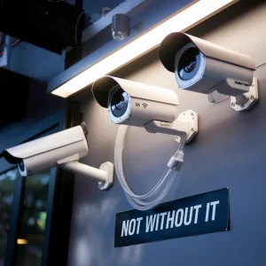 Not Without IT installs fiber optic-based cameras for crystal-clear video and secure data transmission, keeping your premises safe.