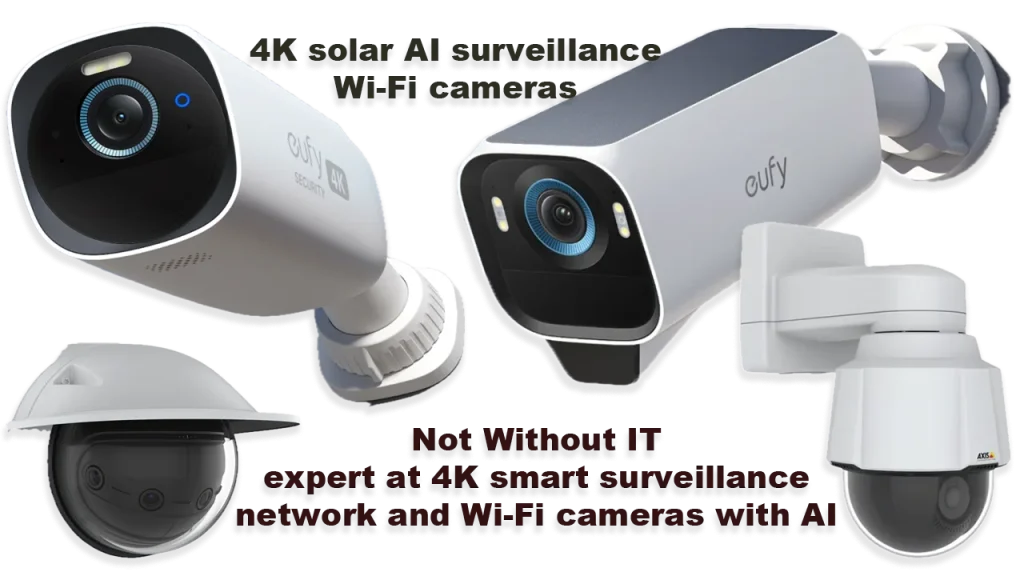 Hotels and enterprises rely on Not Without IT to implement wireless surveillance systems with advanced AI monitoring and remote access capabilities.