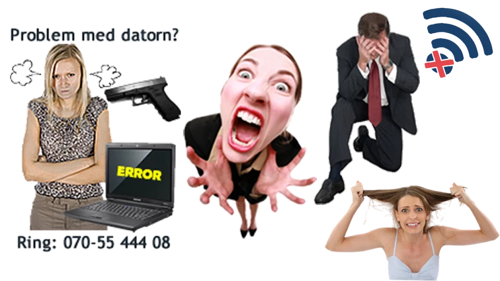 Small business IT support team optimizing wireless network coverage and installing enterprise-grade router firewalls.
